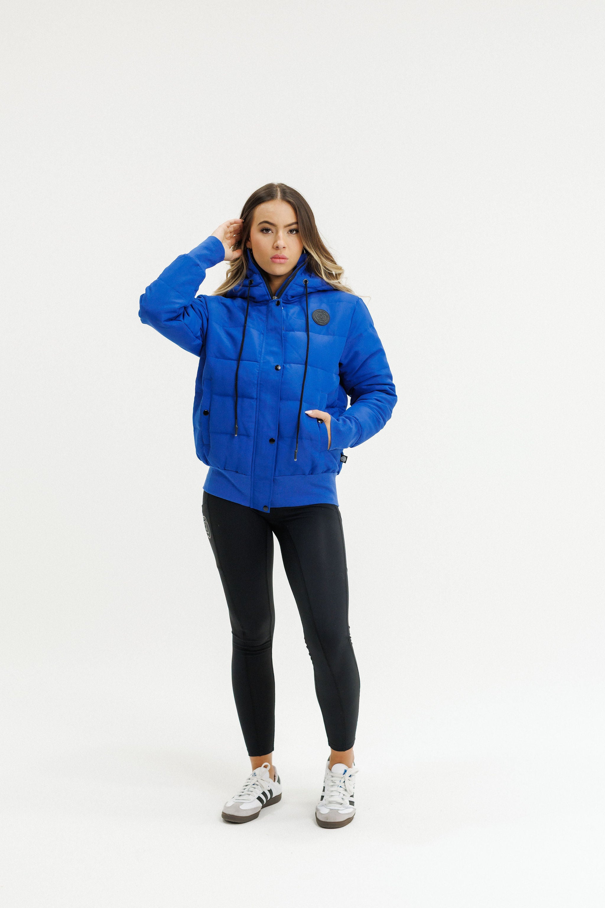 Stadium Puffer Jacket | Cyber Blue – Rose Road Stadium Puffer Jacket | Cyber Blue – Rose Road