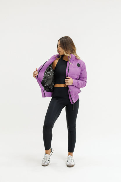 Dawn Puffer Jacket | Cyber Purple
