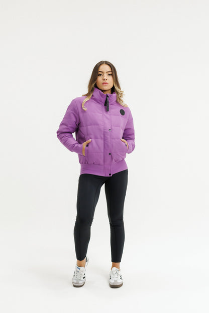 Dawn Puffer Jacket | Cyber Purple