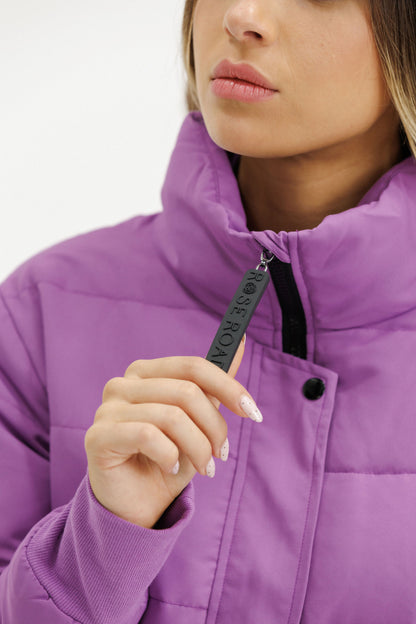 Dawn Puffer Jacket | Cyber Purple
