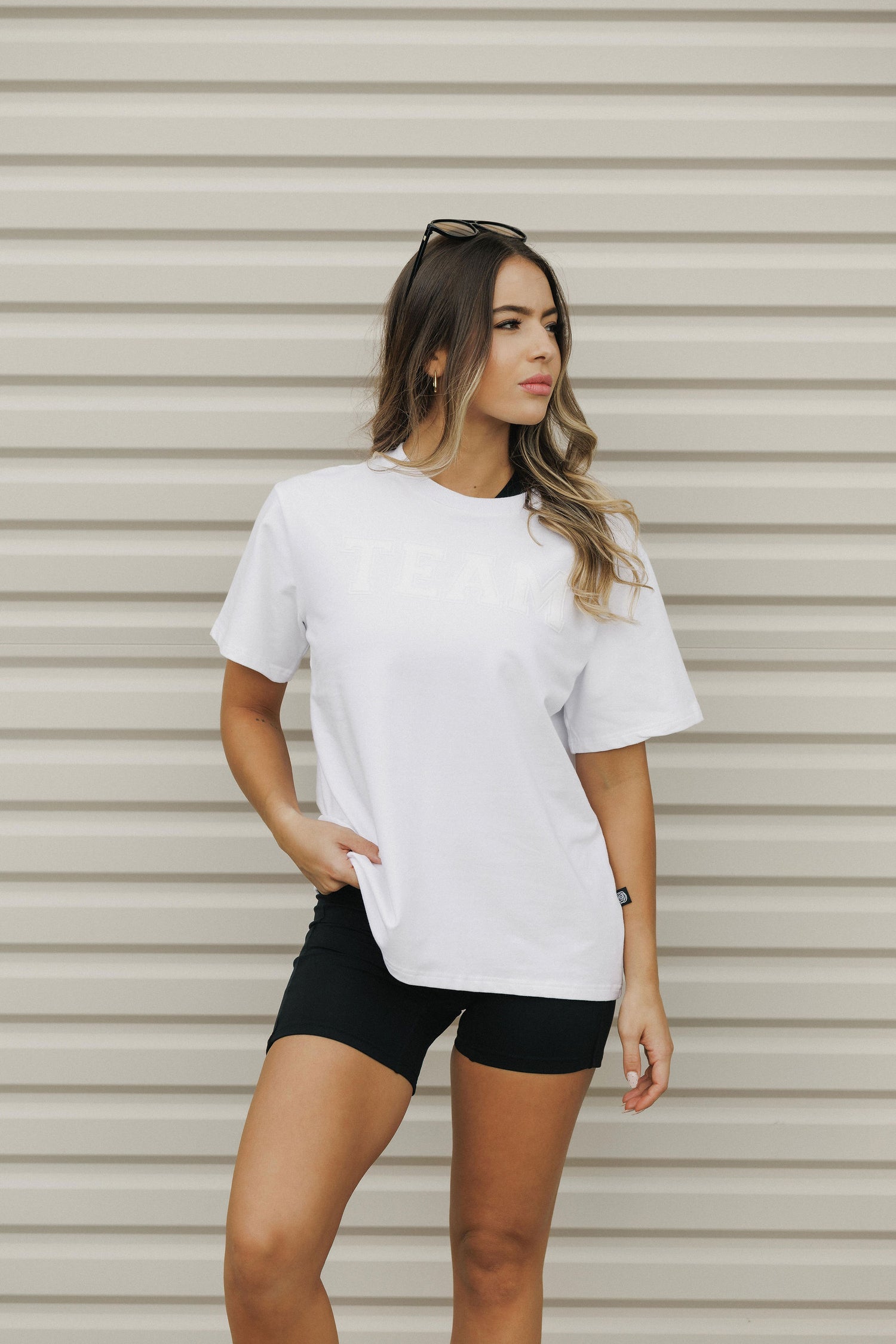 Topher Tee | White with Team print