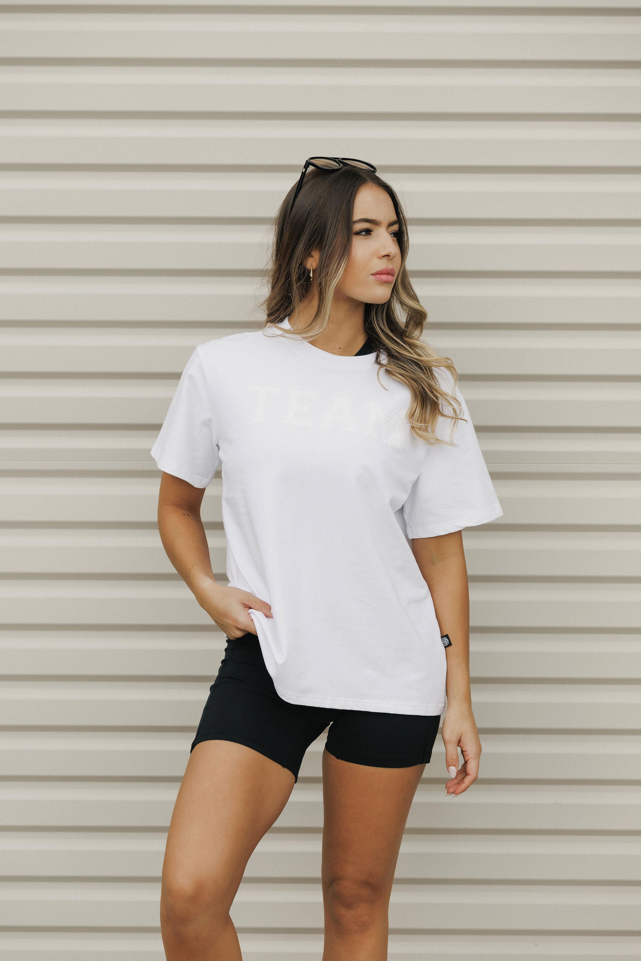 Topher Tee | White with Team print