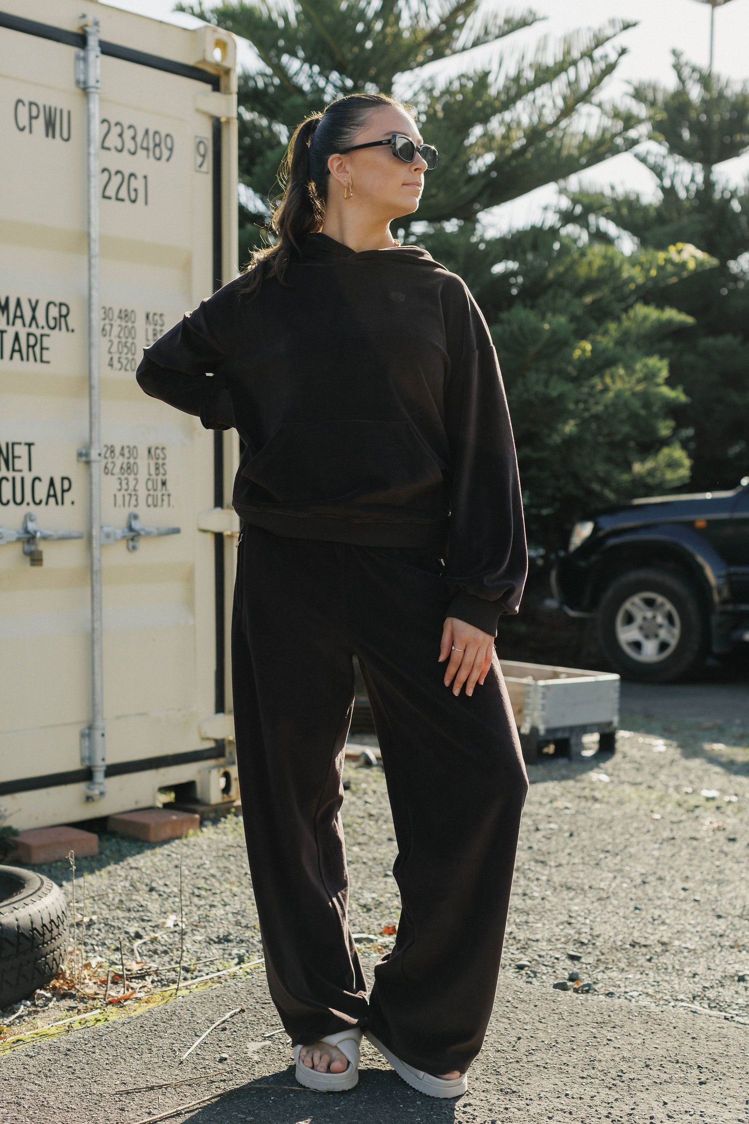 Jett Pants | Cocoa Velour