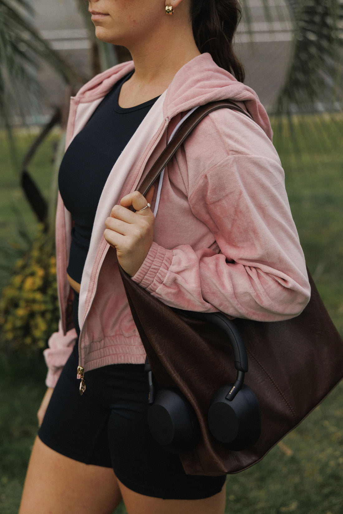 Emery Hoodie | Rose Velour