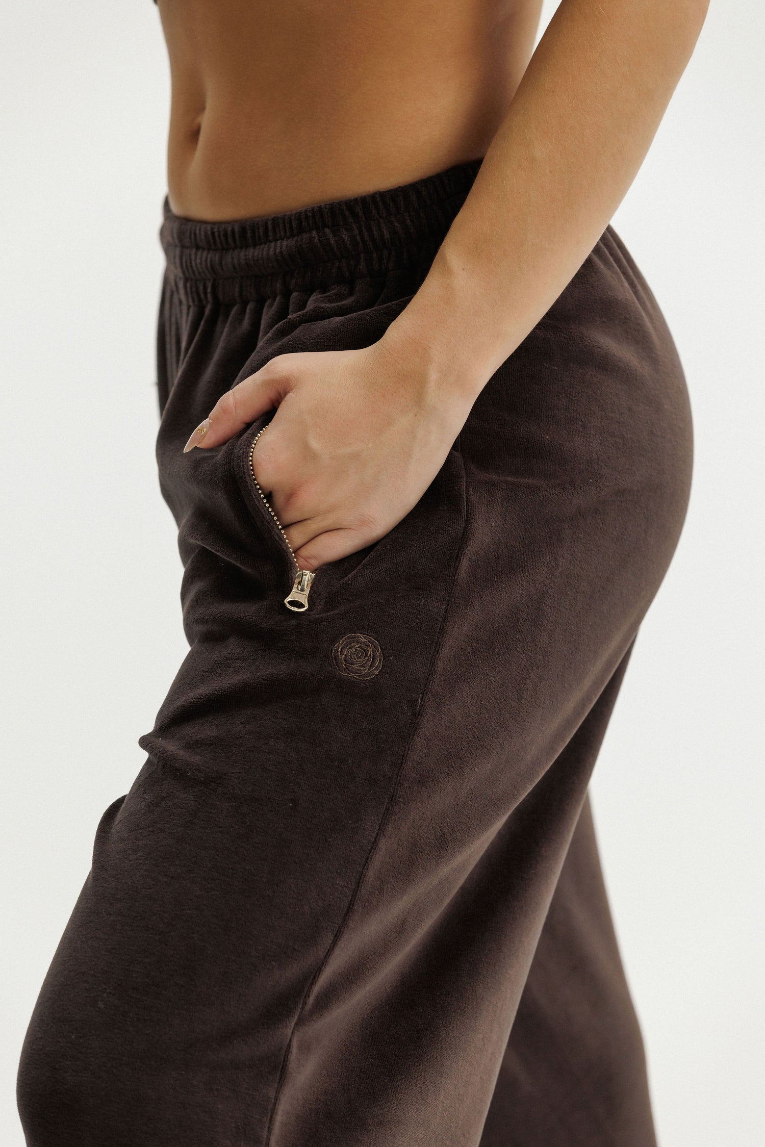 Jett Pants | Cocoa Velour