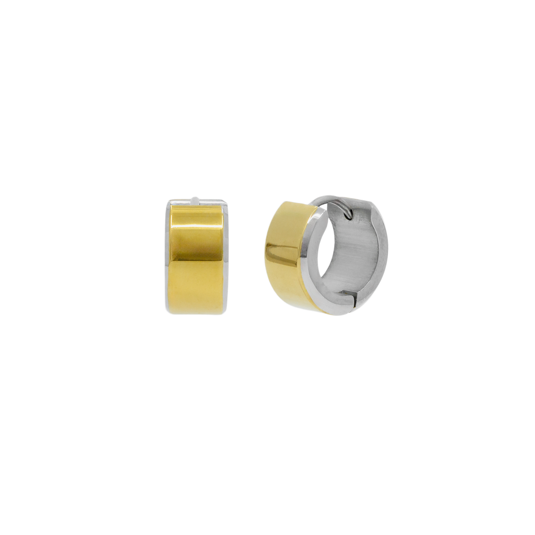 IRIS EARRINGS - Two Tone