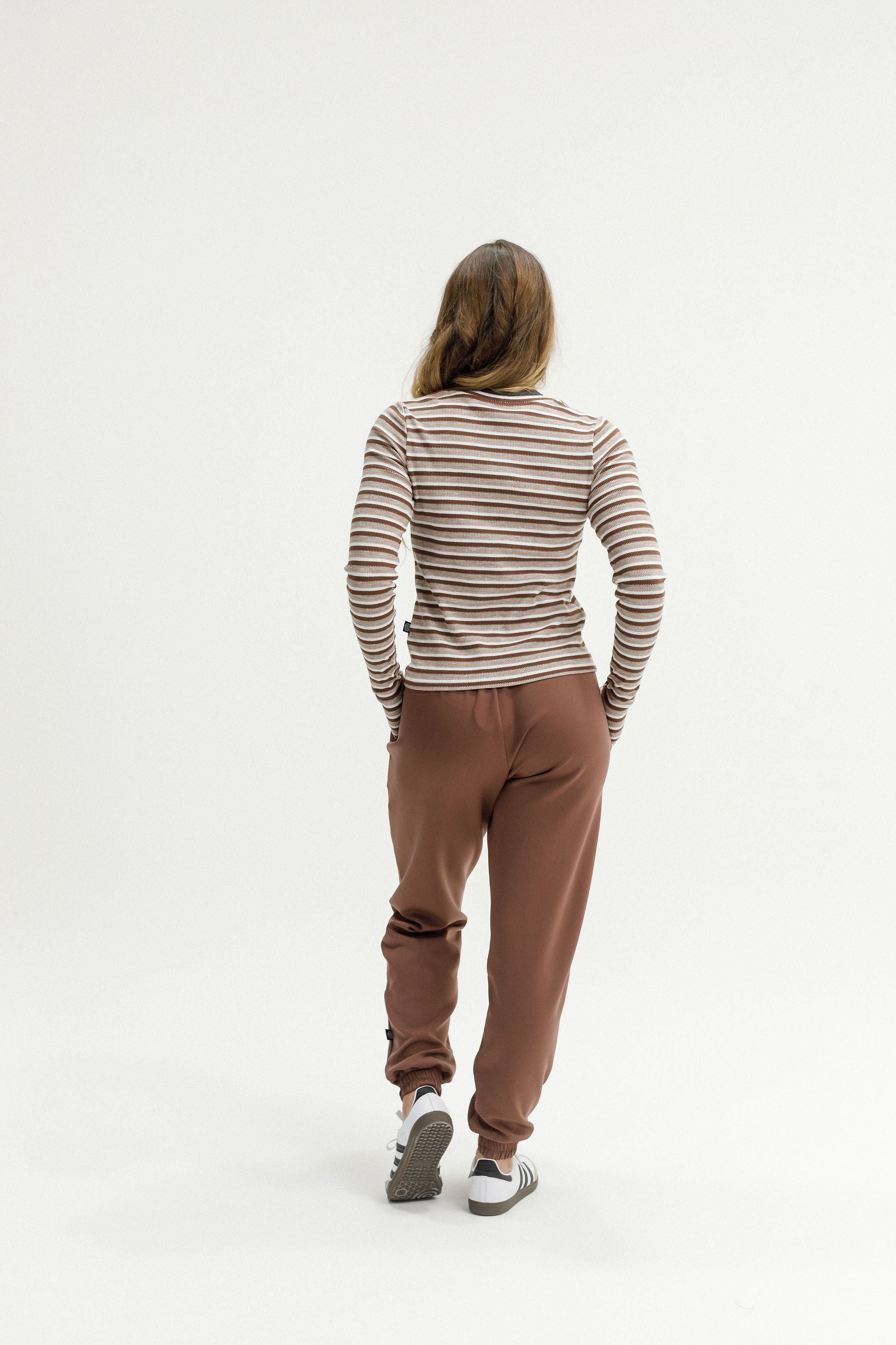 Jackson Long Sleeve | Cocoa Stripes