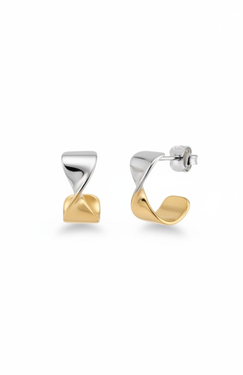 BLAIR EARRINGS - Two Tone