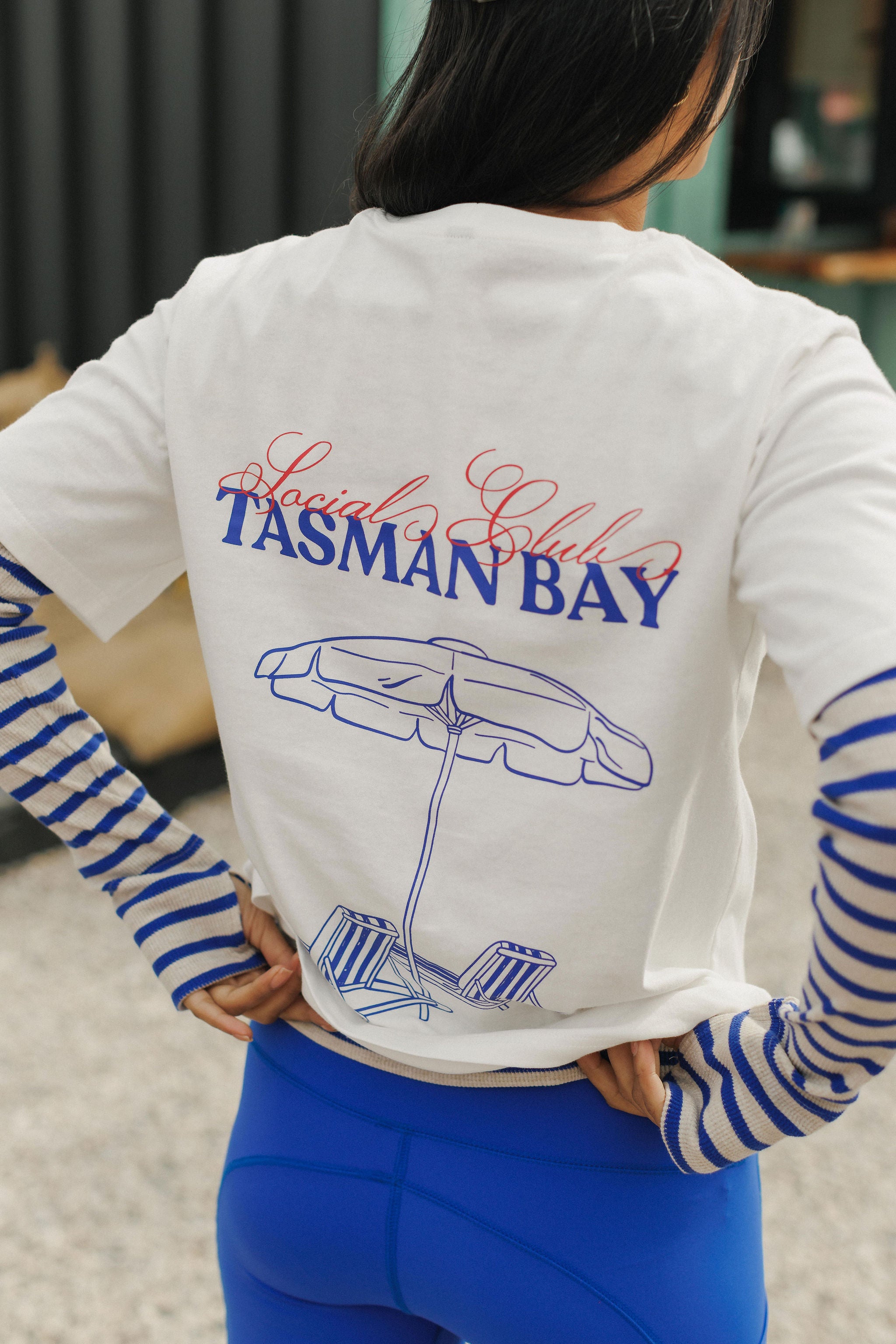 Atlas Tee - Social Club in Ivory