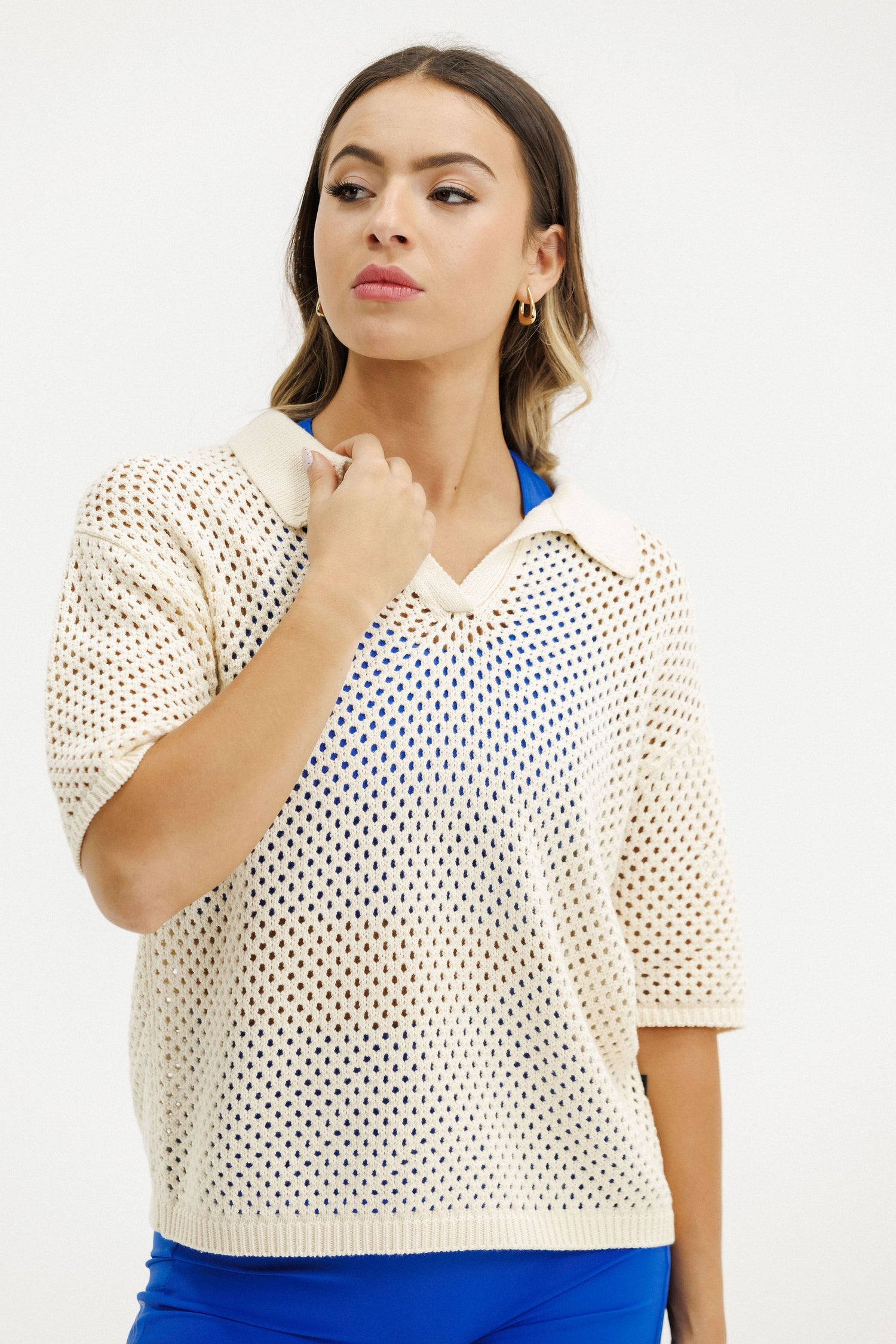 Knit Polo | Dune
