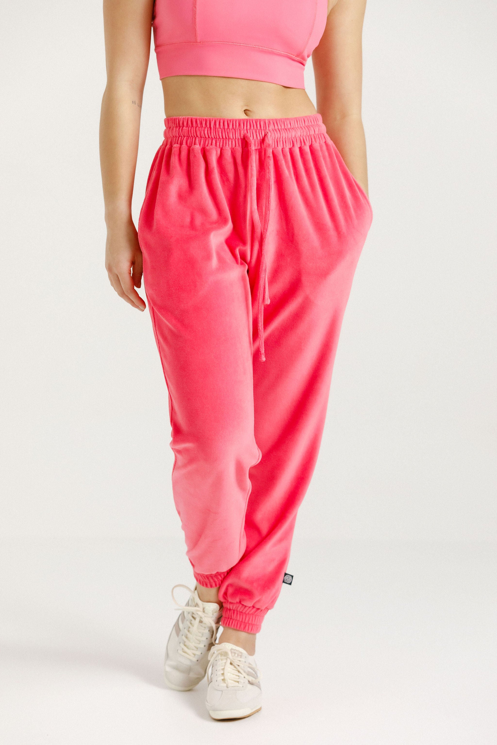 Parker Pants | Pink Fizz Velour
