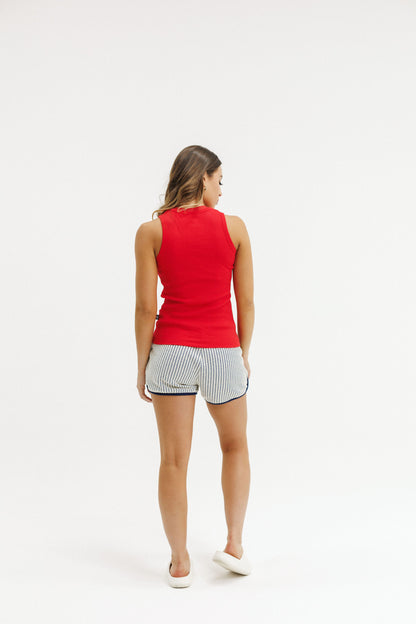 Sonny Singlet | Cherry Red