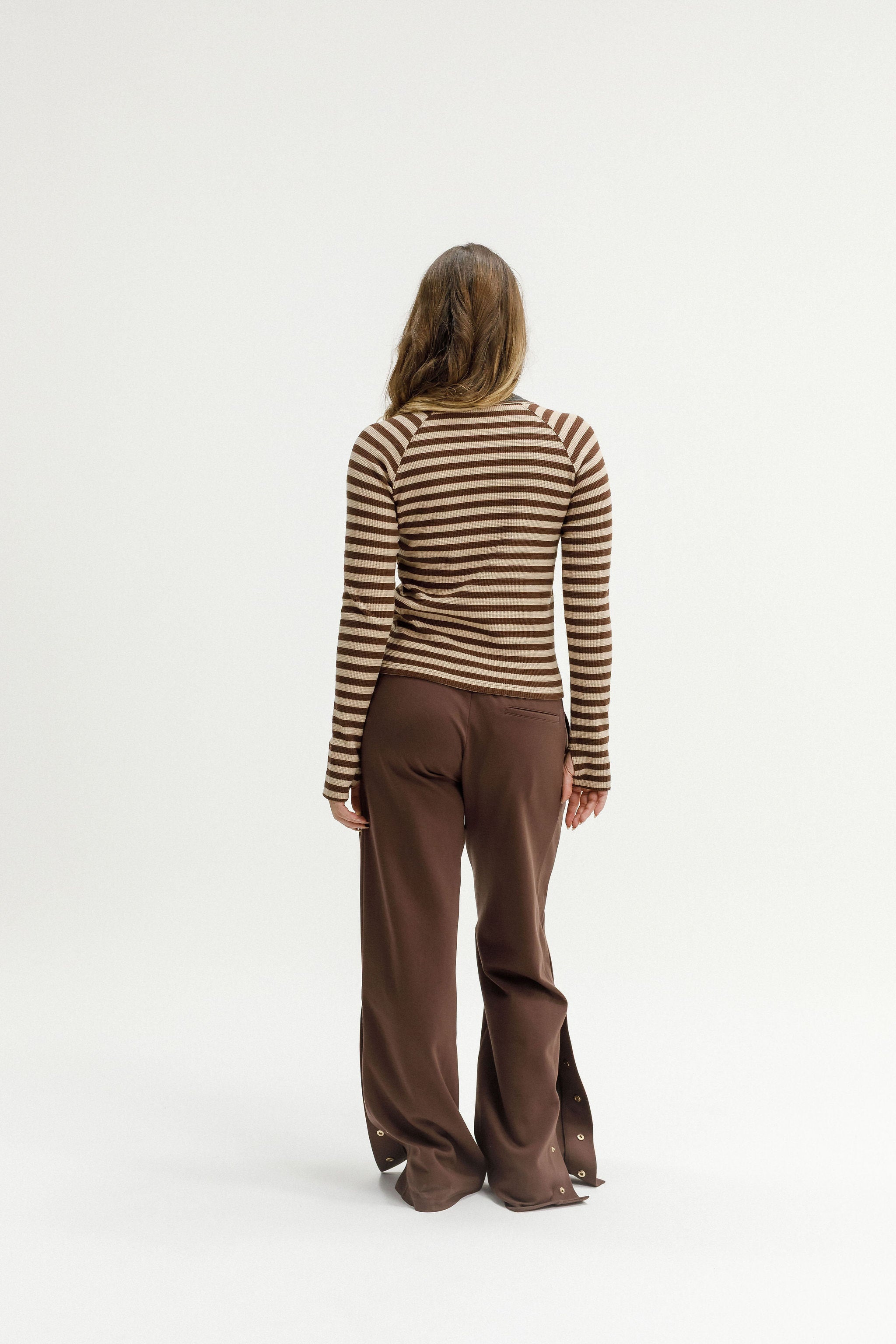 Benne Long Sleeve | Chocolate Stripes