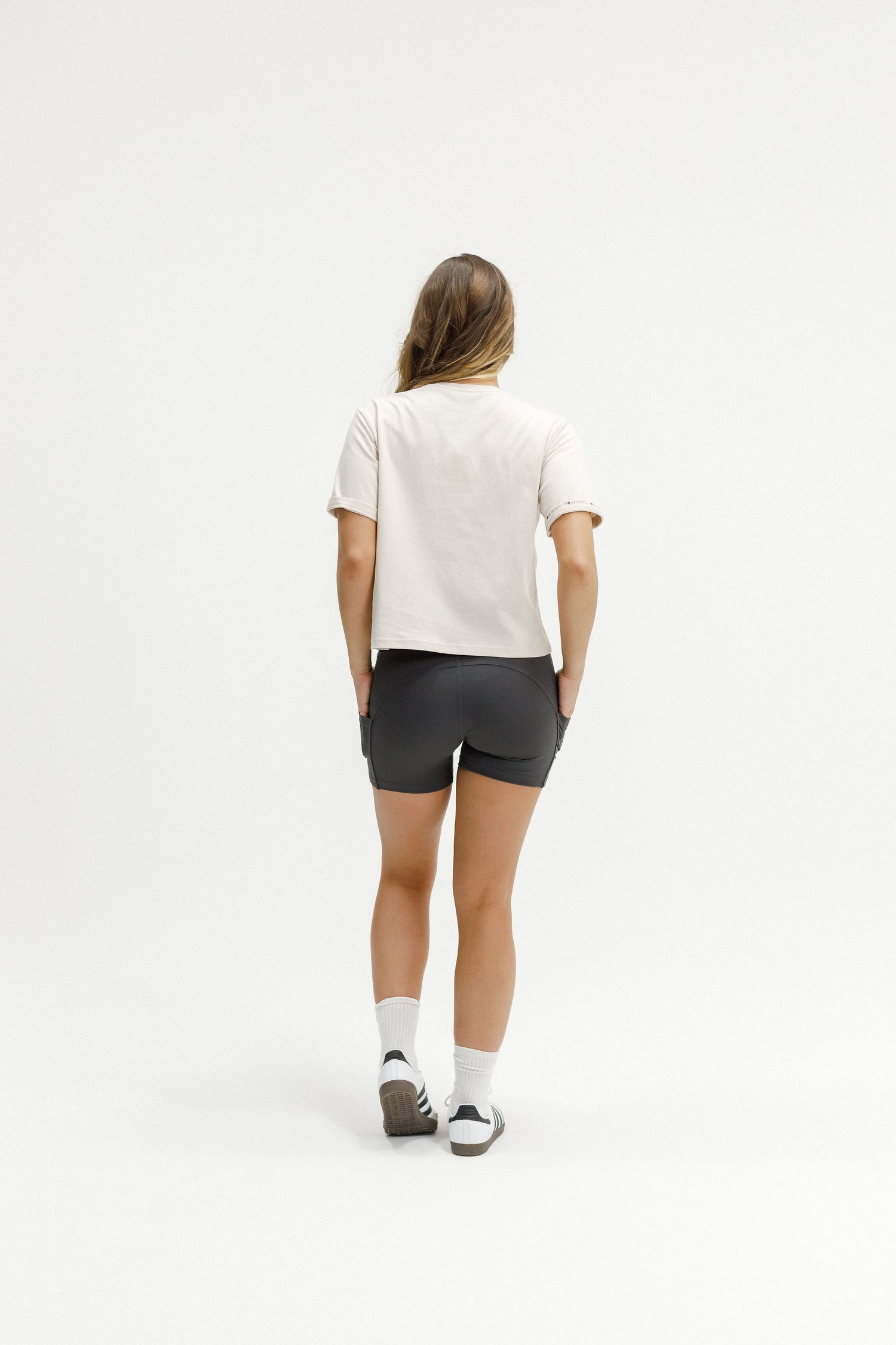 Raven Tee | Bone with Logo Cuff