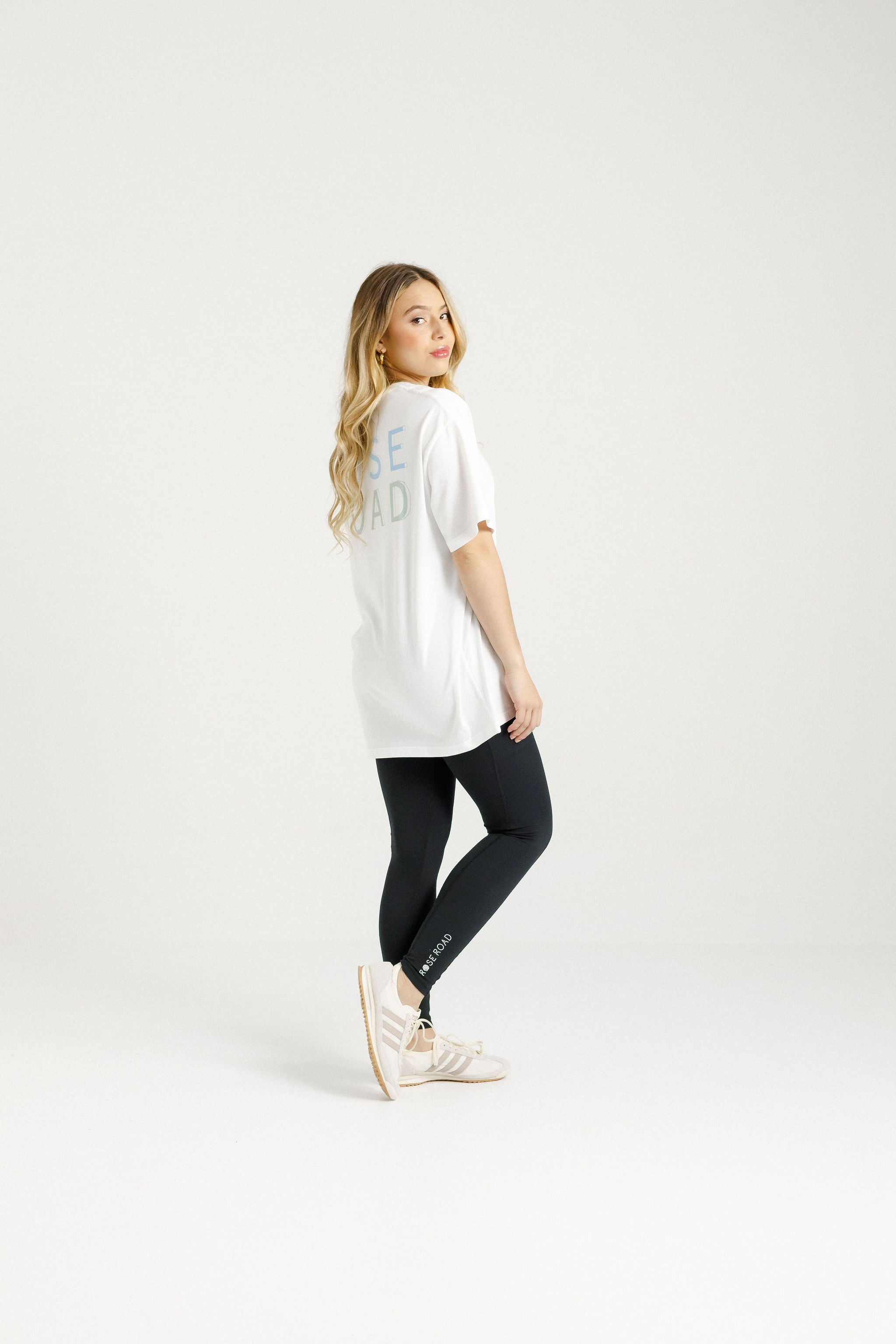 Arizona Tee | White with 3D Stack Logo
