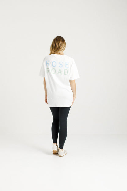 Arizona Tee | White with 3D Stack Logo