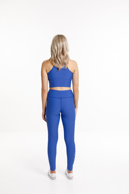 Logo Leggings | Sale | Electric Blue