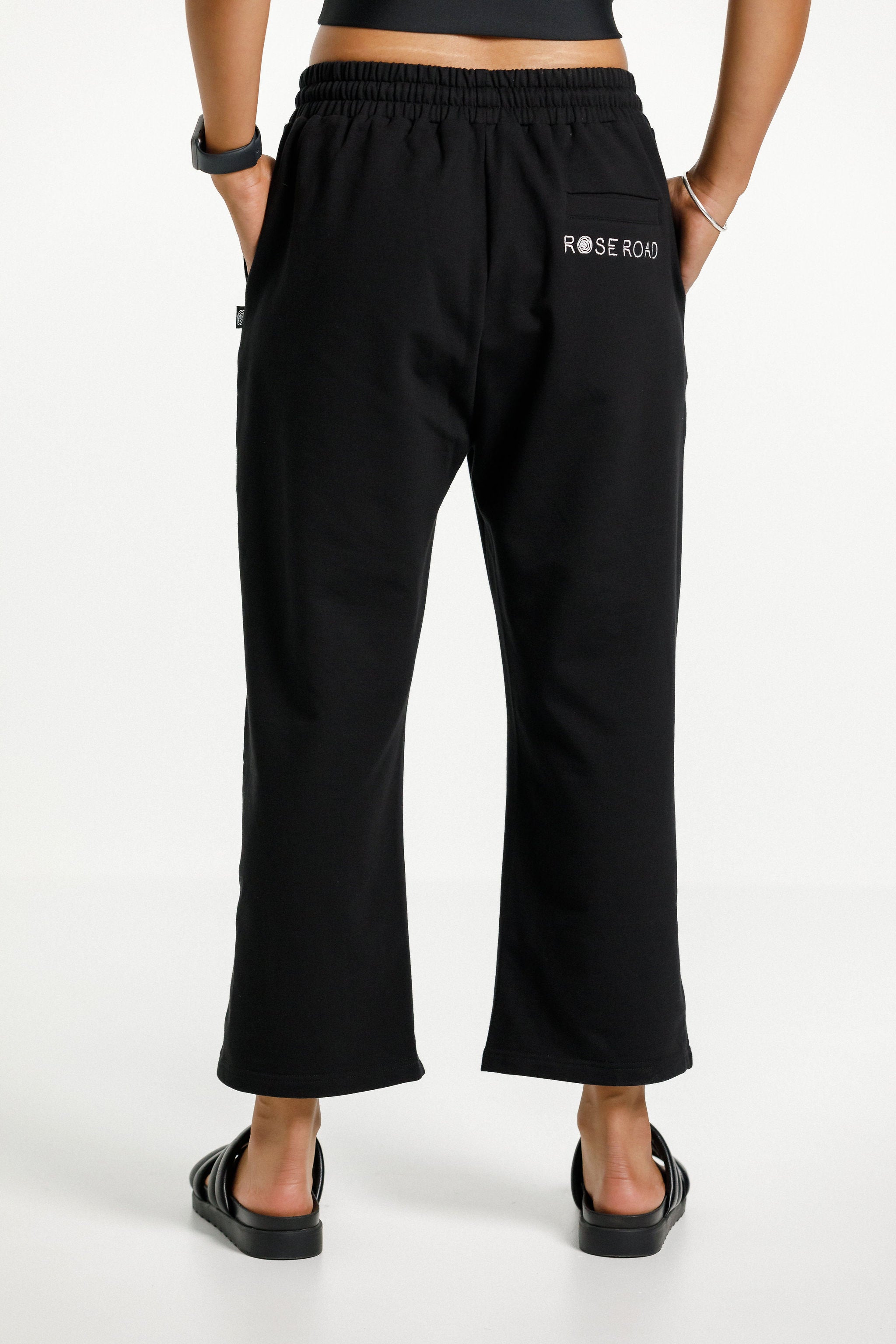 Cropped Baller Pants | Black