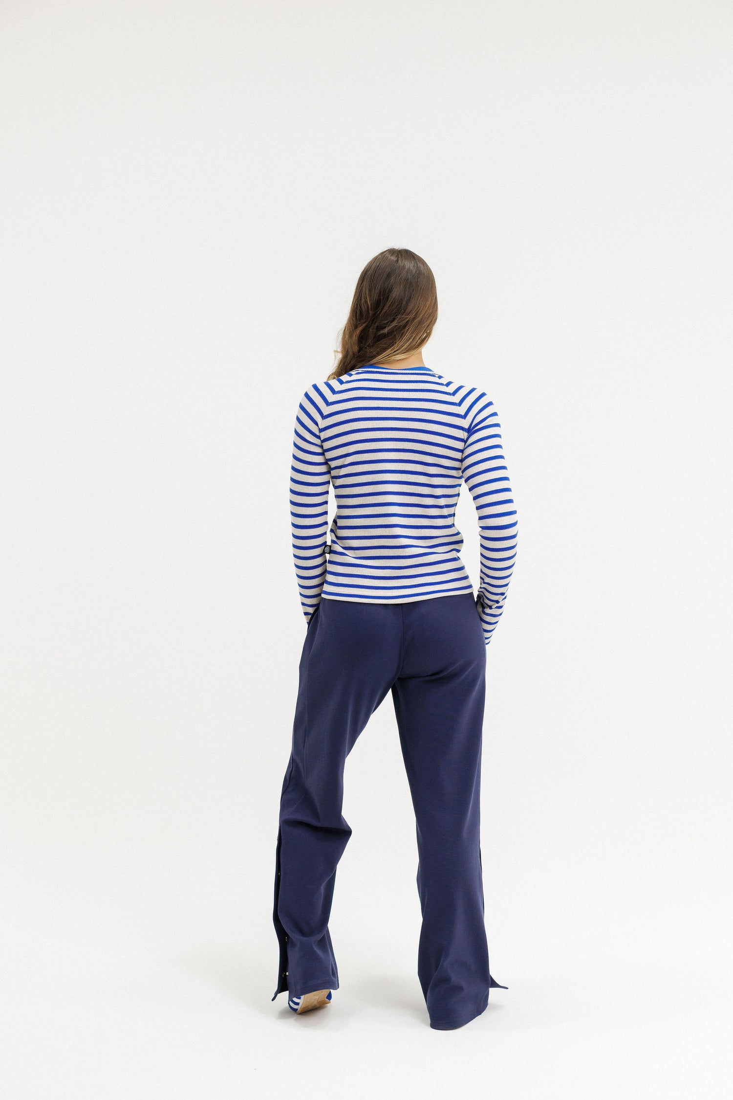 Benne Long Sleeve | Marine Stripes