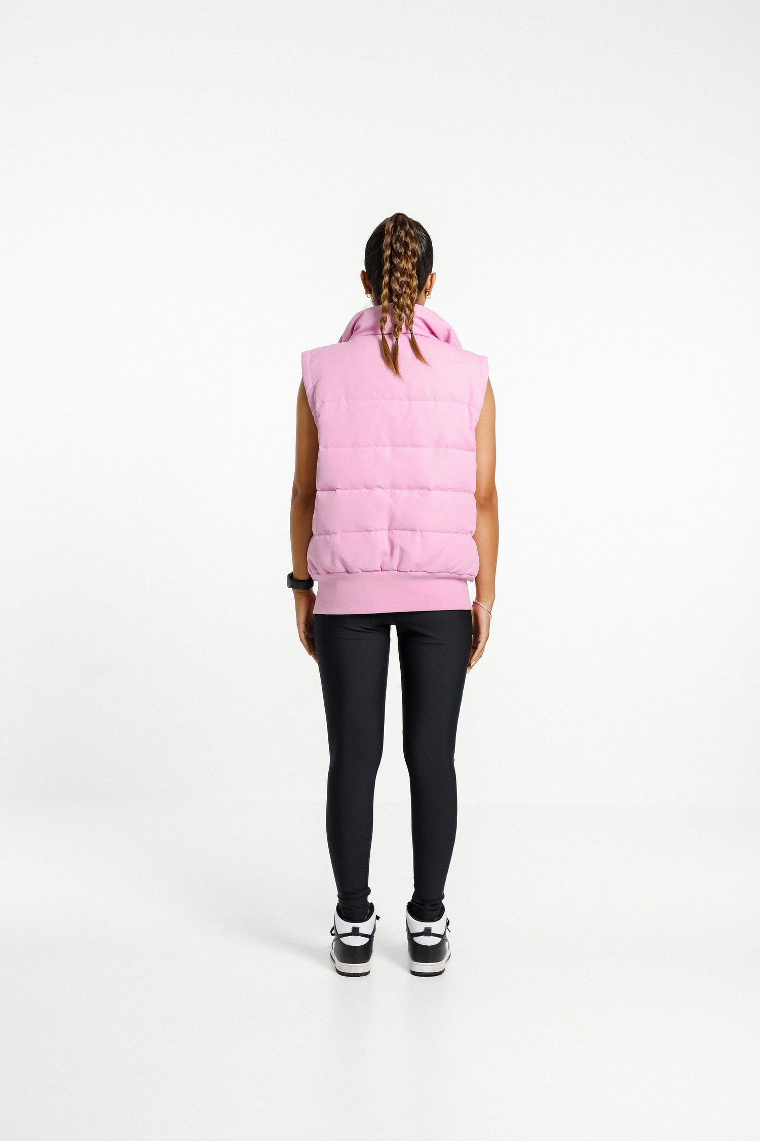 Dawn Puffer Vest | Pink Bloom