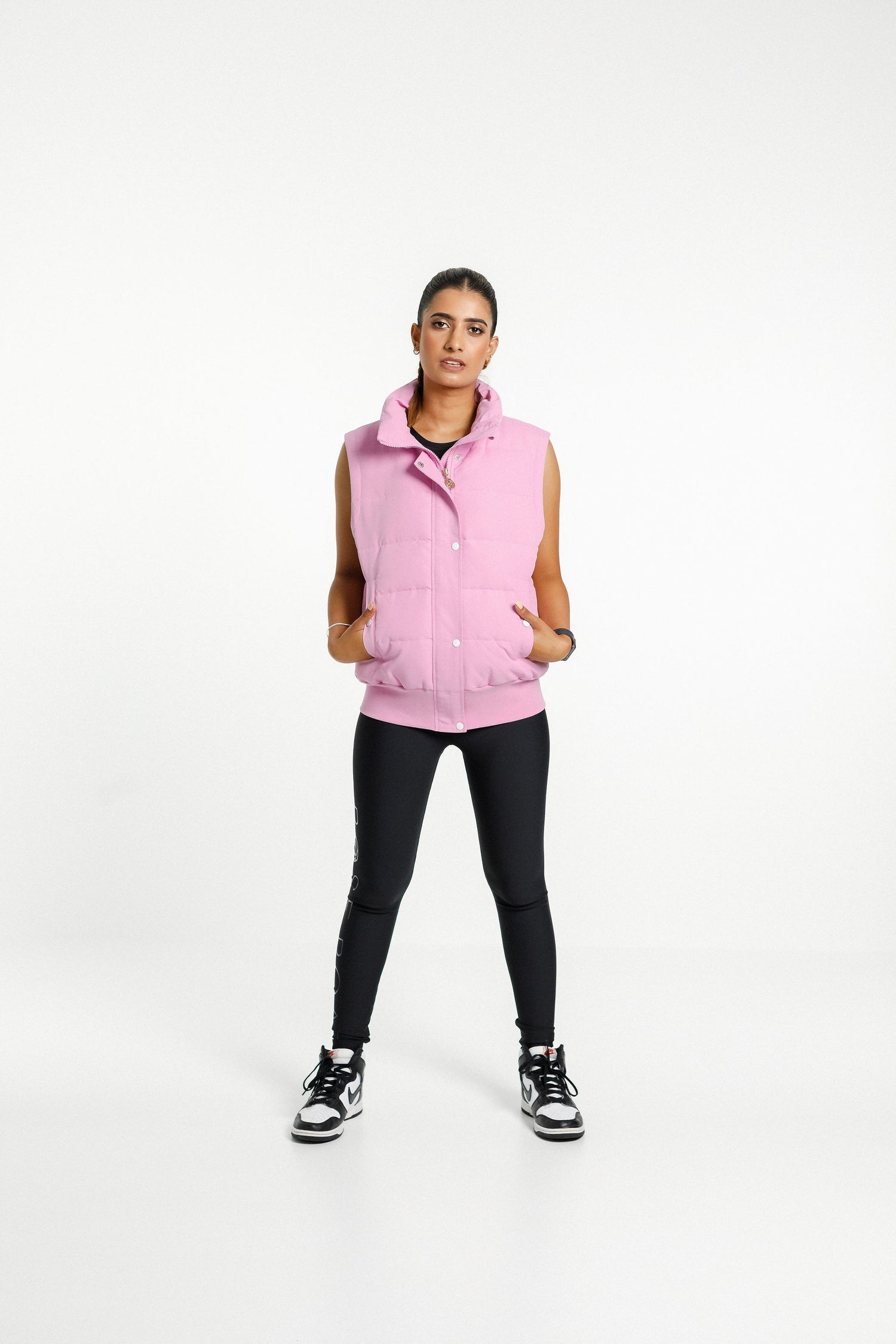 Dawn Puffer Vest | Pink Bloom