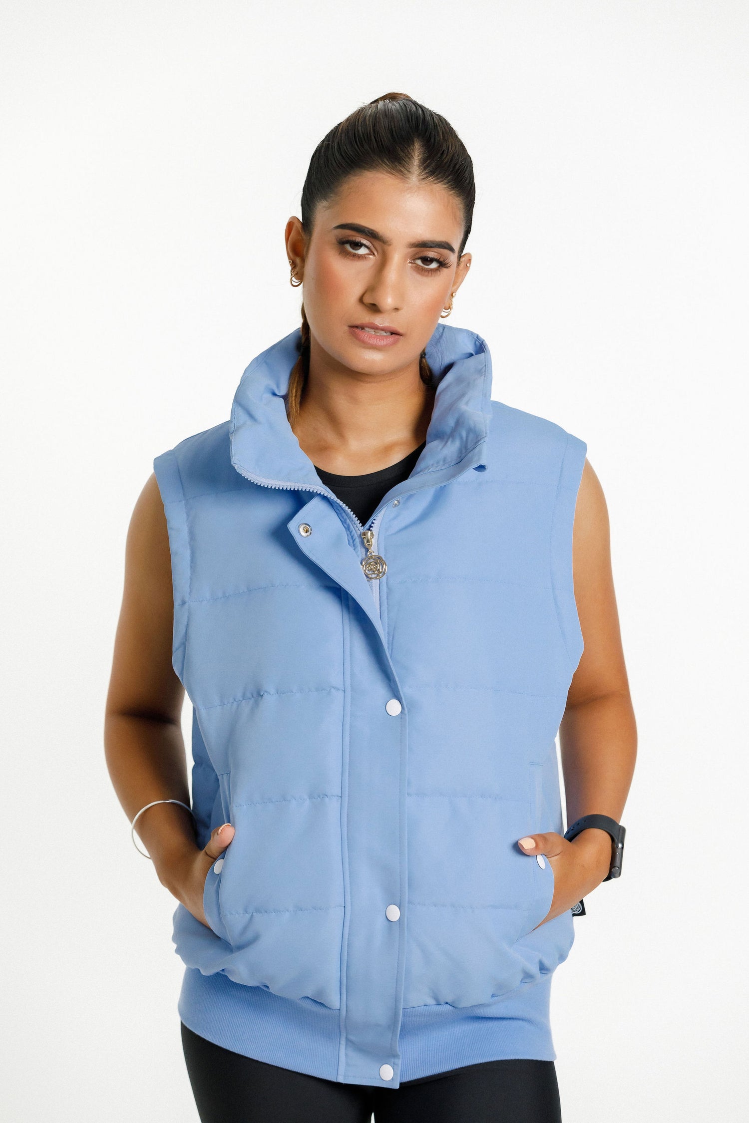 Dawn Puffer Vest | Cerulean