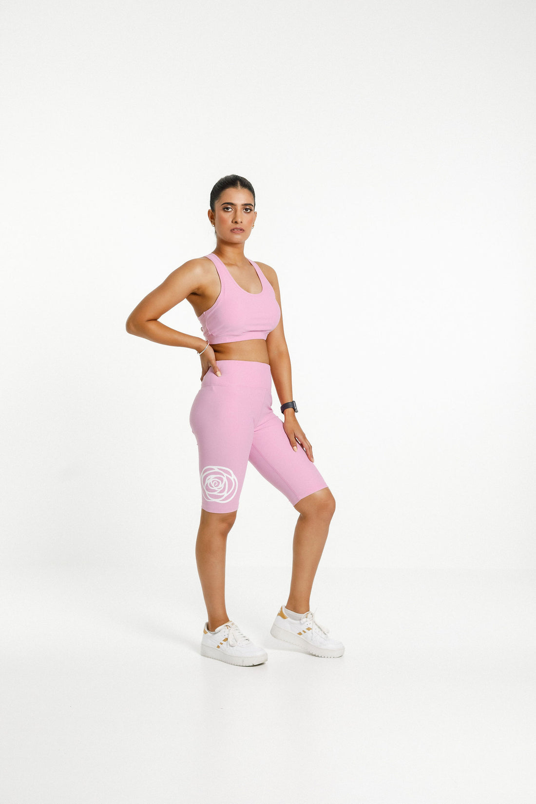 Workout Bra | Pink Bloom