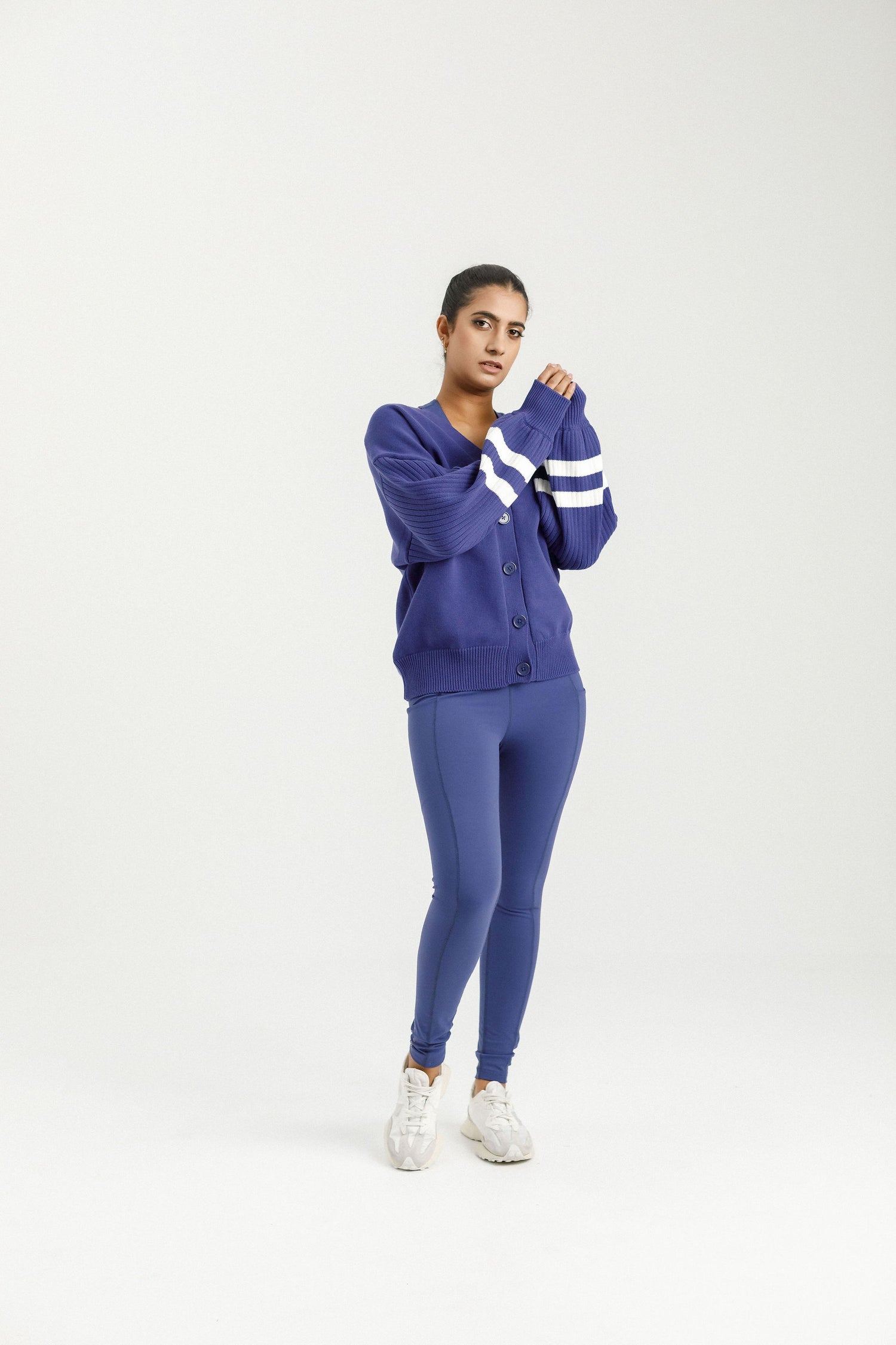Varsity Cardi | Hyacinth