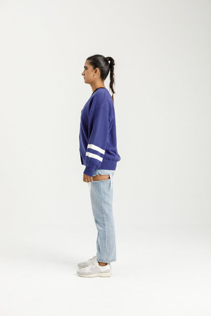 Varsity Cardi | Hyacinth
